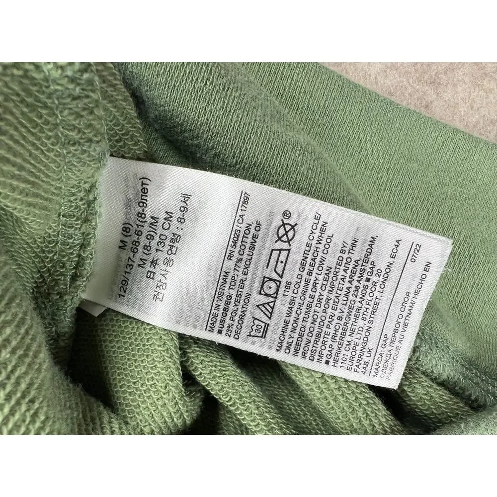 Gap Green Sweatshirt Boys Size Medium (8)